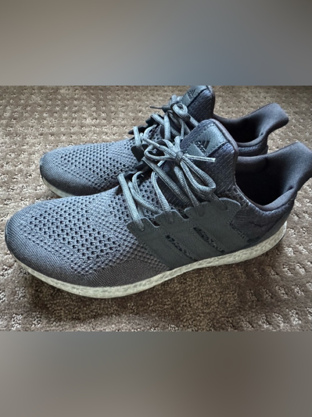 adidas Gray Athletic Running Shoes